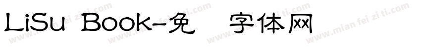 LiSu Book字体转换